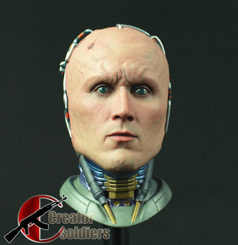 森哥 1:4 墨菲 正版EB ENTERBAY机械战警HD1012 铁甲威龙头雕