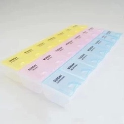 电子元件 盒 储放盒子 电容电阻分类 一星期 21格