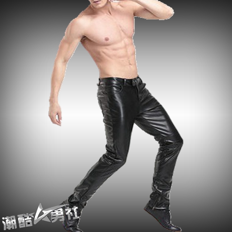 Pantalon cuir homme serré pour automne - Ref 1478809 Image 1