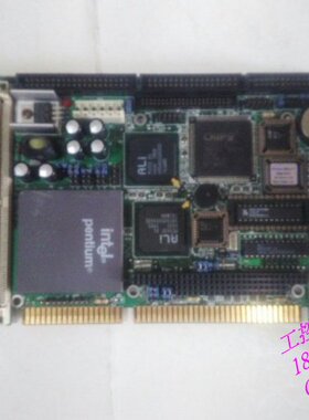 台湾 486 586 工业主板 V2.4 集成CPU 送内存条