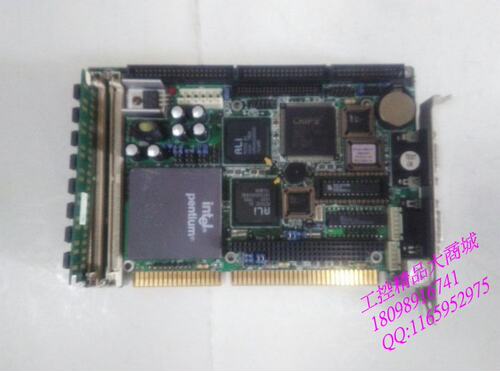 台湾 486 586 工业主板 V2.4 集成CPU 送内存条