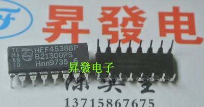 〖昇發电子〗全新CD14538BE MC14538BCP HEF4538BP 4538 直插