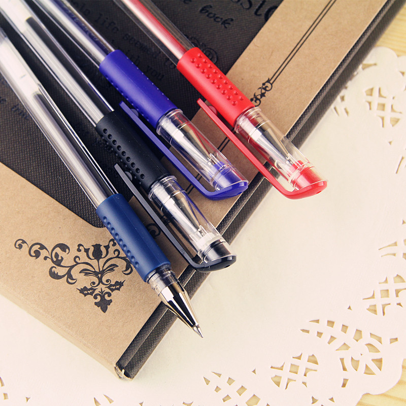 真彩009中性笔签字笔gp009真彩水笔学生考试笔 办公用0.5水笔