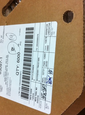 63097-1 泰科/安普 TE/AMP 原装正品连接器 接插件 现货期货