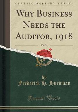 【预售】Why Business Needs the Auditor, 1918...