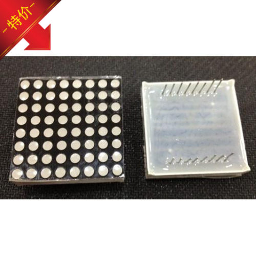 LED点阵模块 8*8点阵模块 单红色高亮点阵模块包:FJ1088AH(共阴)
