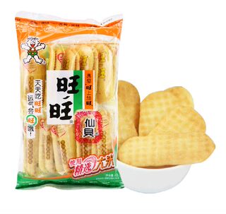 旺旺仙贝52g 膨化米果饼干 特产休闲零食品 酥脆烘焙点心非油炸