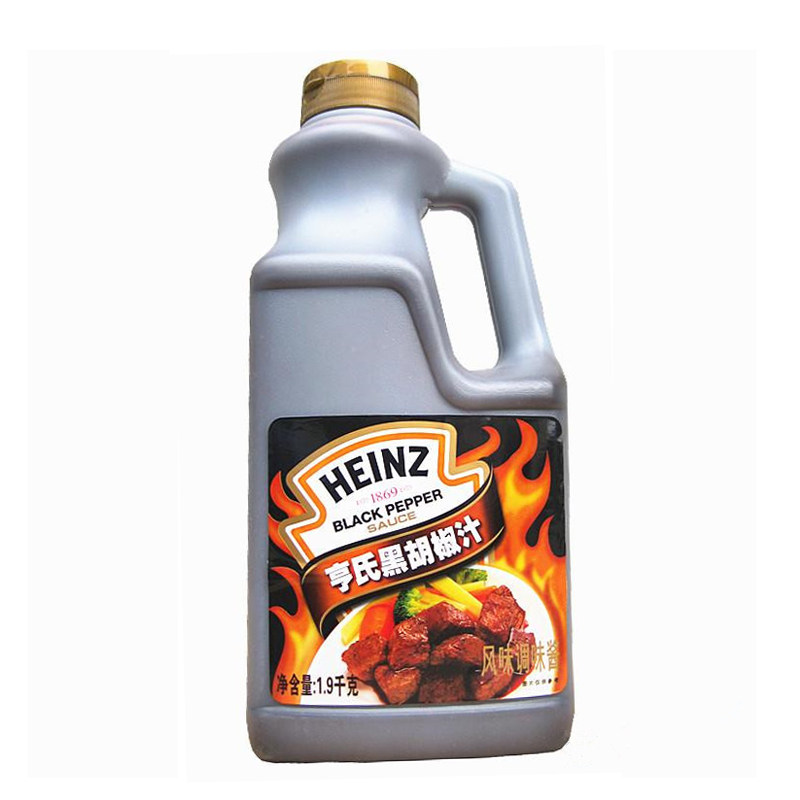 包邮 亨氏黑胡椒汁1.9kg 必胜客用 西餐烤肉牛排黑椒汁在类目 粮油米面/南北干货/调味品, 调味品/果酱/沙拉, 调味酱, 酱类调料中 - 来自Buy2taobao.com提供专业的淘宝代购服务