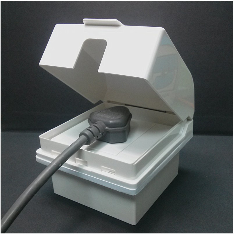 tcl罗格朗明装空调电热水器16a家用超薄防水墙壁明线插座面板浴室