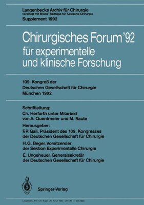 【预订】Chirurgisches Forum 92 Fur Experimen...