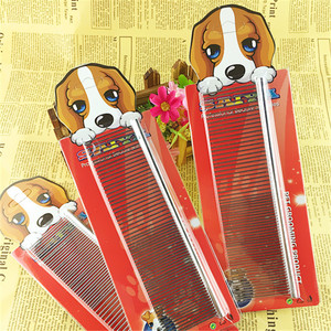 金毛泰迪博美梳子加粗宠物梳子 美容梳子 不锈钢排梳 大号 19X5CM