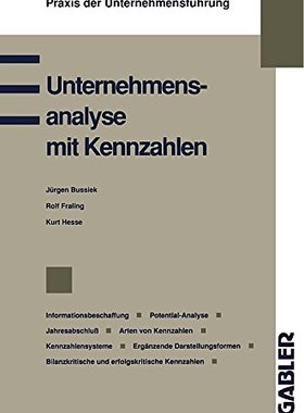 【预售】Unternehmensanalyse Mit Kennzahlen: Informatio...