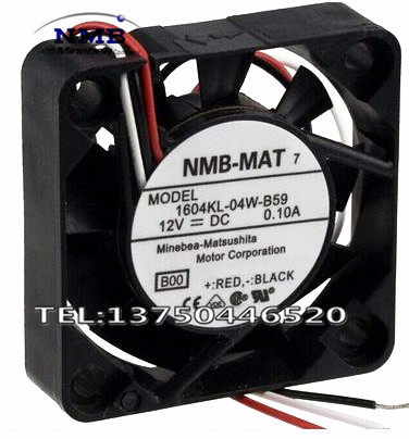 NMB 1604KL-04W-B50/59 12v 0.10A 4cm 4010 大风量 双滚珠风扇