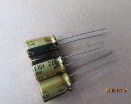 尼吉康音频电解电容器nichicon 220UF 10VFG系列 fine gold签字版