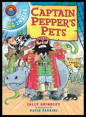 【预售】I Am Reading with CD: Captain Pepper's Pets