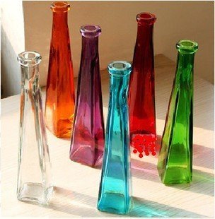 透明简约现代风玻璃小花瓶包邮