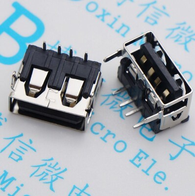 全铜A型母座10.0短体USB母座