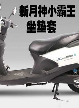 电瓶车电动车坐垫套坐包套新月神小霸王网状隔热防晒防水皮革座套