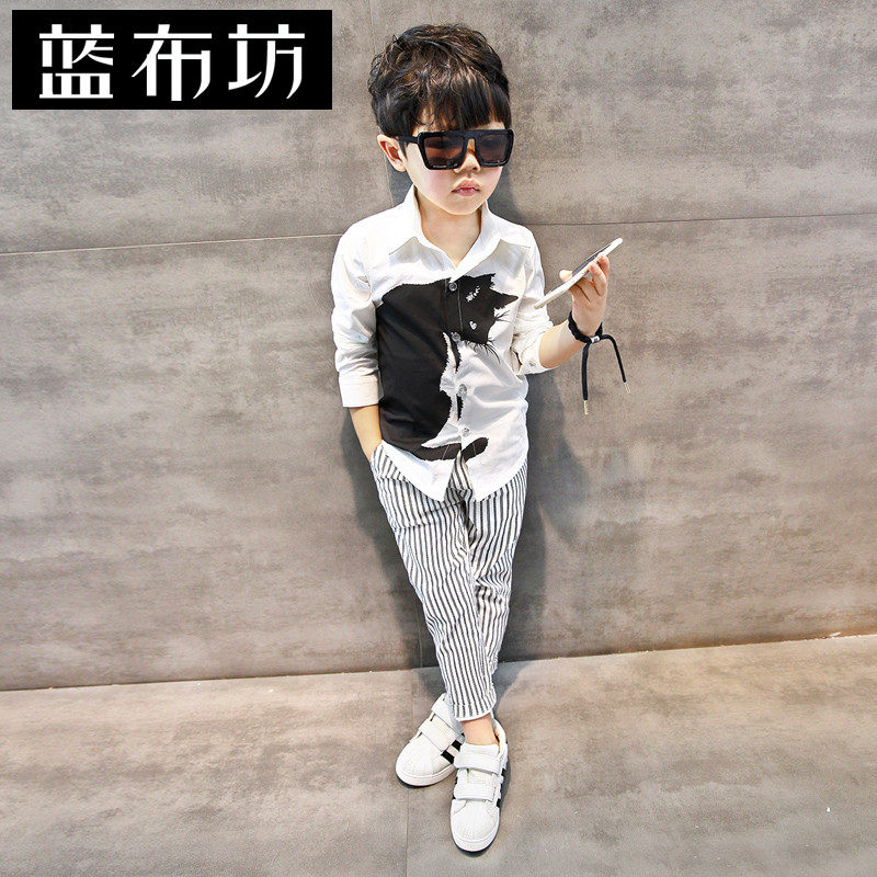 Chemise garcon à manche longue - Ref 2073180 Image 1