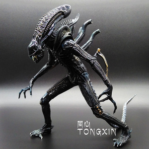 异形大战铁血战士Alien关节可动人偶电影狗 手办模型车载摆件NECA