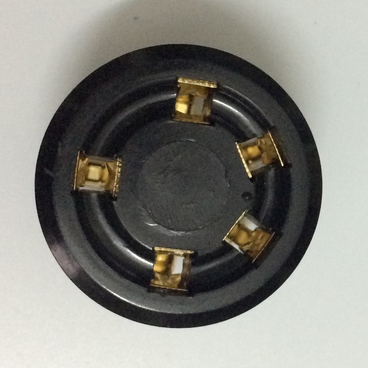 胶木电木五脚电子管座 GZS5-2-G 镀金色脚5脚管座适用FD422 807管