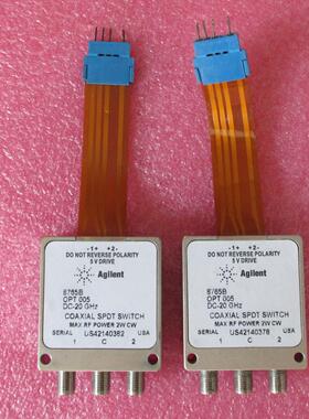 8765B Agilent SMA 5V DC-20GHz 单刀双掷 射频同轴开关 微波开关