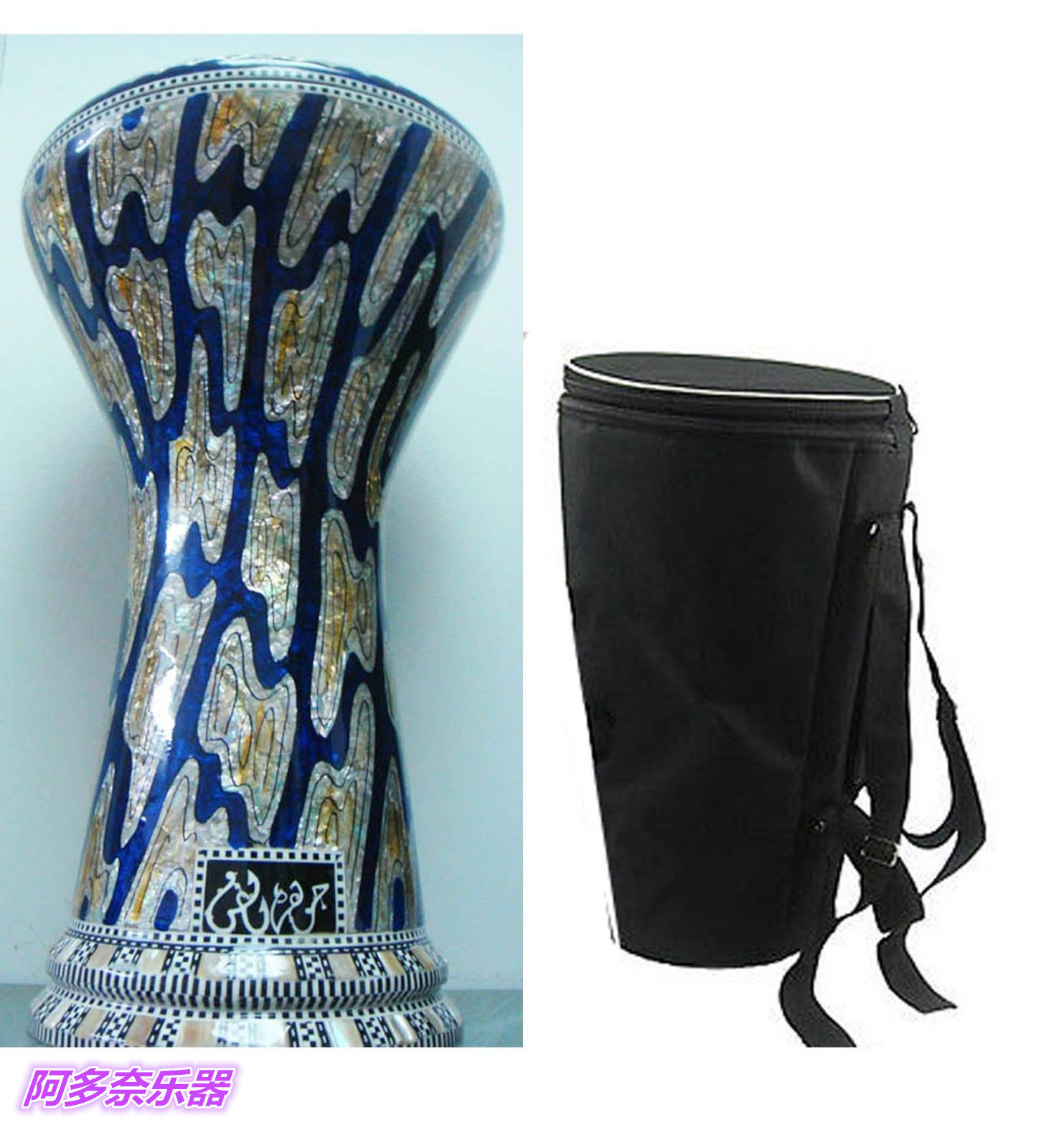 埃及进口乐器 中东鼓Darbuka镶嵌珍珠母 阿拉伯鼓Doumbek肚皮舞鼓