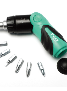 宝工Pro'skit SD-9817 6合1棘轮起子组 家用螺丝刀套装