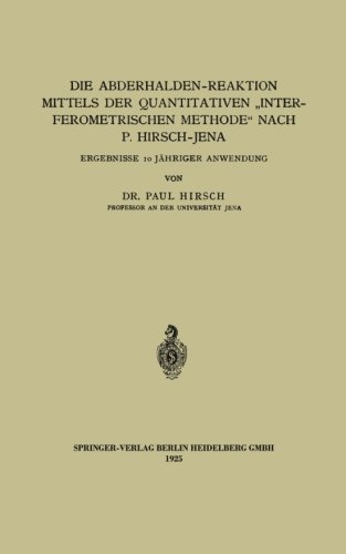 【预订】Die Abderhalden-Reaktion Mittels Der...