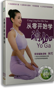 向雪教授 正版 从零开始学瑜伽DVD 瑜伽健身光盘dvd 百科 YoGa