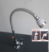 包邮 铜立式 水槽 洗脸盆单孔面盆龙头单冷 面盆万向旋转水龙头