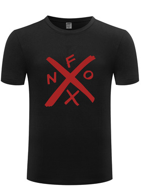 2017纯棉男式短袖T恤 NOFX 音乐朋克摇滚 字母简约 速卖通爆款