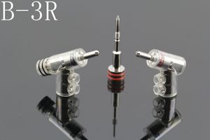 美国满足导体B-3R免焊瑞士黄铜 免焊可锁式枪型音箱线插头香蕉头