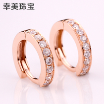Diamond Earrings Nuzhen Diamond 18K White Gold Diamond Earrings rose gold long pt950 men's Earrings platinum authentic
