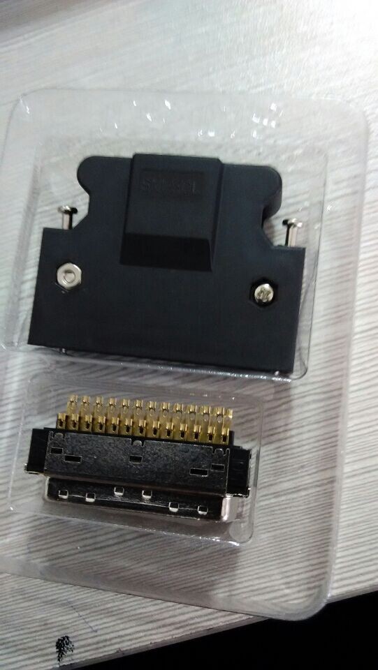 国产SM-50P台达 MR-J3CN1 50P伺服连接器SCSI-50芯SM 10350连接器