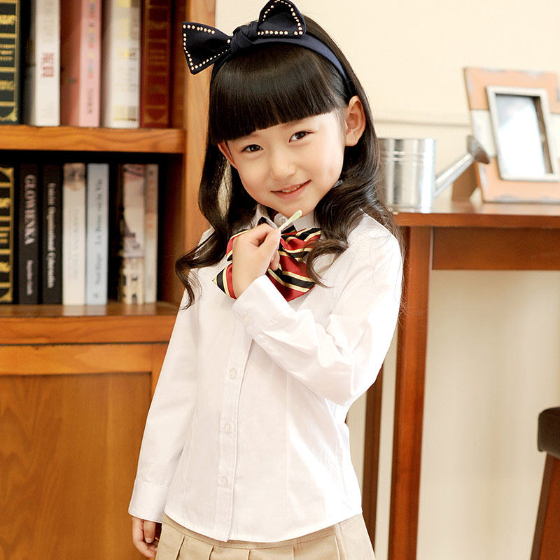 Chemise fille à manche longue - Ref 2085100 Image 1