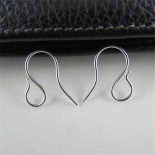 谢家银匠纯手工999足银韩版大耳勾   银钩子