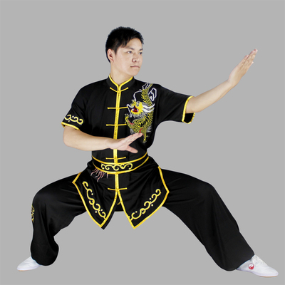 短袖高档儿童比赛武术表演服