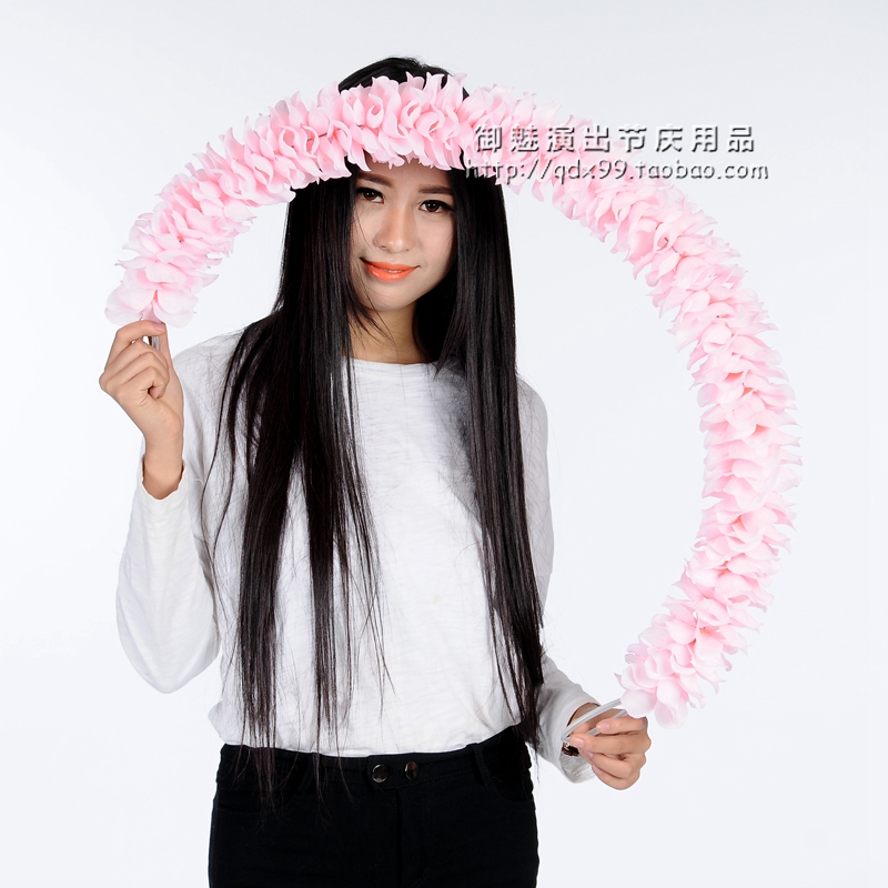 鋼絲花環(huán)批發(fā) 兒童花環(huán)硬圈鋼絲花環(huán) 運動會花環(huán)裝飾舞蹈大花環(huán)