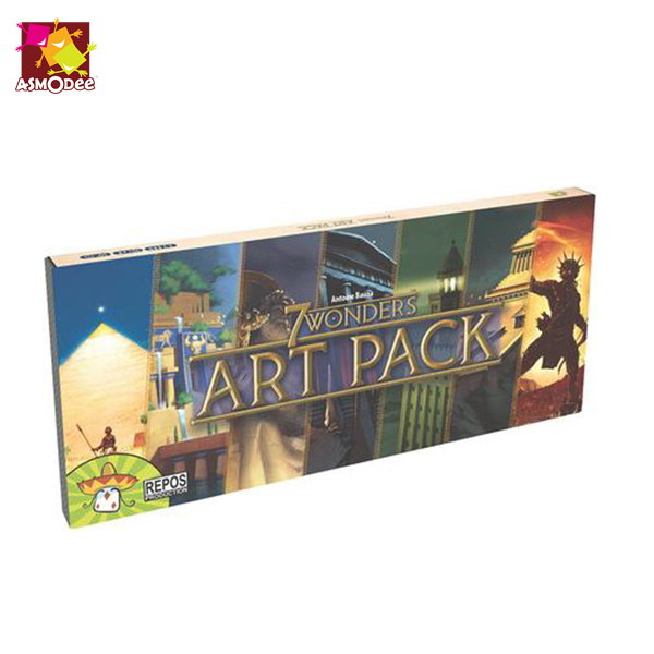 七大奇迹7Wonders Art Pack异画奇迹纪念包 精美皮肤包邮桌游卡牌