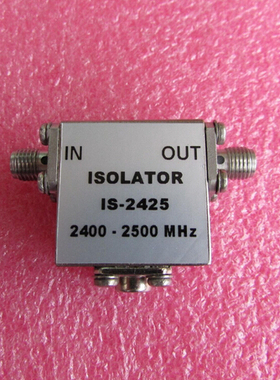 IS-2425 2400-2500MHz SMA RF 射频微波同宽带轴隔离器