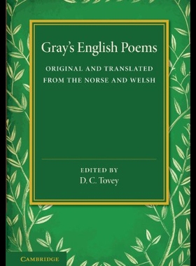 【预售】Gray's English Poems: Original and Translated fro