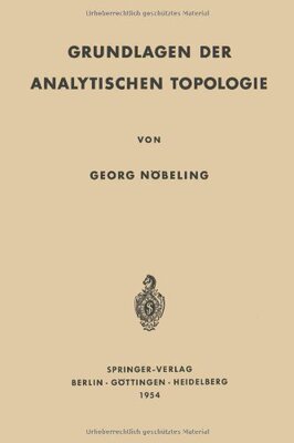 【预订】Grundlagen Der Analytischen Topologie