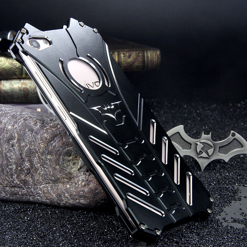 R-Just Batman Shockproof Aluminum Shell Metal Case with Custom Stent for vivo X7 Plus & vivo X7