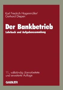 【预售】Der Bankbetrieb: Lehrbuch Und Aufgabensammlung