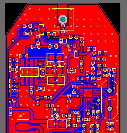 CC1100模块带PA原理图 433MHz模块cc1100带放大器 PA2460 AME8800