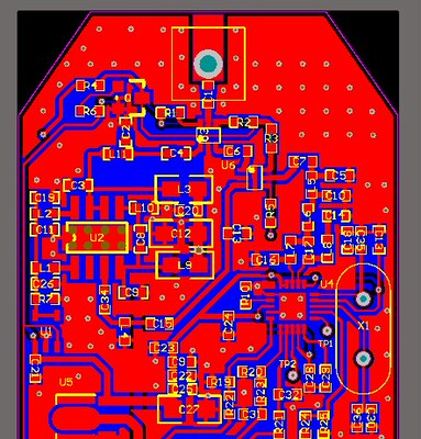 CC1100模块pcb带PA cc1100 433MHz模块加PA2460 SKY13270 AME8800