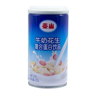 泰山牛奶花生370g/罐 福建美味营养早餐宵夜速食饮品