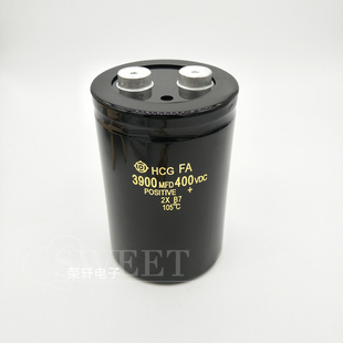 原装日立 变频器电容3900MFD400VDC 400V3900UF 螺丝脚 450v