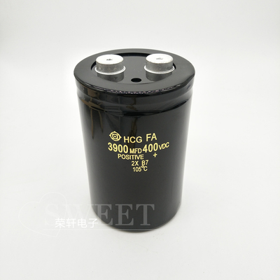 原装日立 变频器电容3900MFD400VDC 400V3900UF 螺丝脚 450v